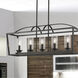 Mercer 5 Light 38 inch Matte Black Linear Pendant Ceiling Light